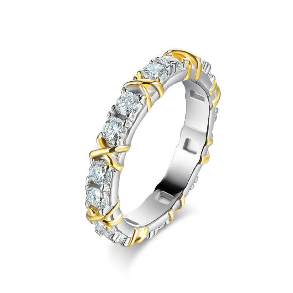 6a674e2d417e911d TBCYD 3mm D Color Moissanite For Women S Sterling Sier Diamond Eternity Ring Wedding Band Hand Fine Jewelry Wholesale