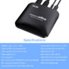 Ezcap326C 4K Video Capture Card HDR Mic 1080P 60fps 120FPS Recording Box USB 3.1 Type C Game Live Streaming Device for PS4