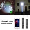 6a841e857d4c9ea6 High Power Led Flashlights Zoomable Camping Torch With T6 LED Lamp Beads Waterproof 4 Lighting Modes Multi Function USB Charger