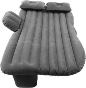 Greensen SUV Air Mattress Camping Inflatable Camping Air Mattress Car Air Mattress Back Seat Truck Bed with Air Pump Inflatable for Rest Sleep Travel Camping (Black)