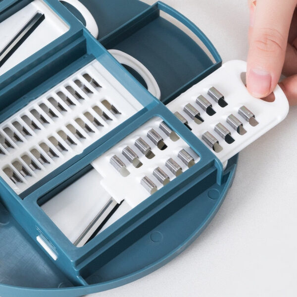 1Pc Green/Blue/Pink Kitchen Multifunctional Salad Utensils Chopper Carrot Potato Manual Shredder Cook Vegetable Tools