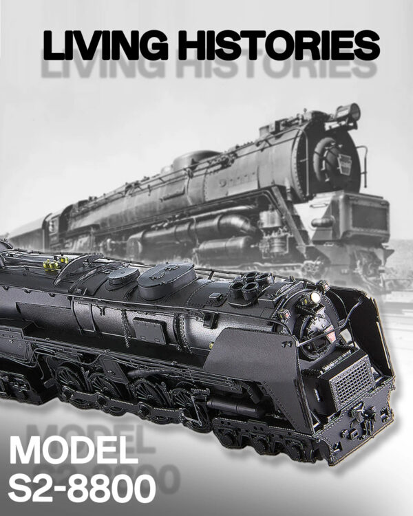 6aa98d7c8168c251 Piececool 3D Metal Puzzles Class S-2 Locomotive DIY Kit Jigsaw Assembly Model Kits for Home Collection