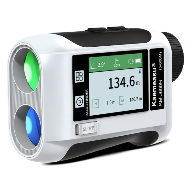 touch screen Range Finder Golf Telescope rechargeable rangefinder LCD Display Laser Distance meter with Flag-Lock 600m