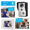 6afb421d48e9704f 7 inch Wired Video Doorbell Indoor Monitor IR-CUT Outdoor Camera Visual Intercom Two-way Audio Remote Unlock Video Door Phone