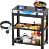 6b02519f52e04cb7 2 Burner Propane Gas Stove,19000BTU Portable Gas Stove with Support Leg Stand and Adapter Auto Ignition Camping Stove,propane burner for RV, Apartment, Outdoor Cooking