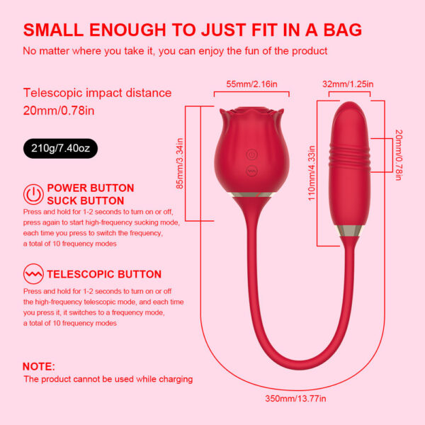 6b0dd04c79cb93dd Rose-Sucking Thrusting Vibrator Blowjob Clitoris Stimulation Vacuum Stimulator Nipple Clit Sucker Sex Toys for Women Joinjjtoy