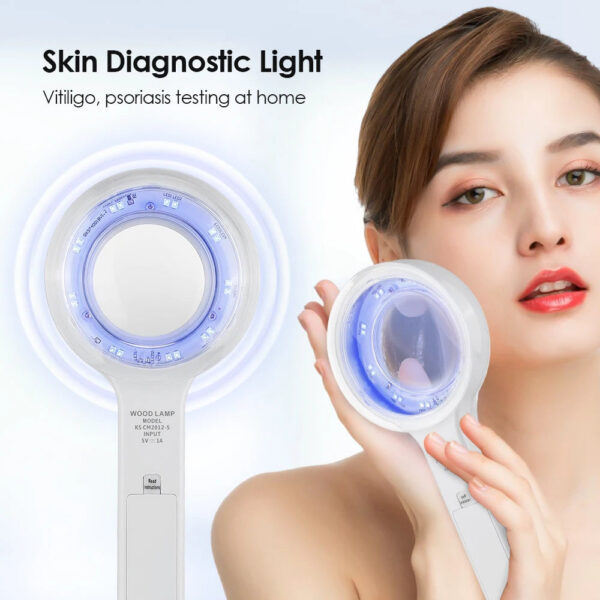 6b123f71a51f8a55 Woods Lamp Skin Analyzer For Skin UV Magnifying For Beauty Facial Testing Wood Lamp Light Skin Analysis Detection Skin Care