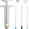 6b27d6e26d87342f LILYS PET Young Birds Feeding Syringe,Plastic and Perspex Material,Used for Feeding Milk for Young Birds or Feeding Medicine for Sick Birds (20ml and 2+2.5+3mm Hose) …