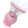 Rose Tongue Licking Cup Sucking Clit Clitoris Dildo Nipple Pussy Stimulator Silicone Adult Sex Toys For Women Couple Joinjjtoy