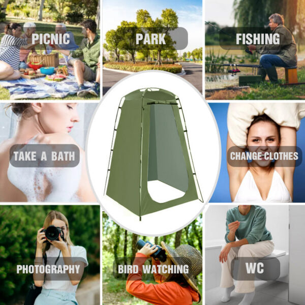 Westtune Portable Privacy Tent Outdoor Waterproof Changing Room Shelter for Camping Hiking Beach Toilet Shower Bathroom