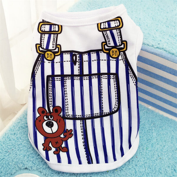 6b49c50dd19f6a21 Cartoon Clothing Shirt Casual T-Shirt for Small Supplies Puppy Dogs Soft Vests Summer Pet Dog Clothes
