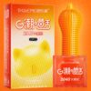 6b4b451ac3b83ff1 6PCS/Box Female G-spot Vaginal Stimulation Condoms Adult Sex Products Extra Sensitive Penis Sleeve Ribbed Dotted Spike Condom