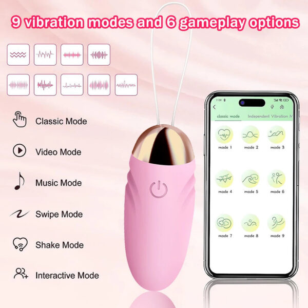 6b4ef135401af0ad Bluetooth App Mini Bullet Vibrator for Women Clit Stimulator Wireless Remote Pantie Vibrating Love Egg Female Sex Toy for Adults