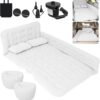 6b50c68753c53c2e Car Bed SUV Air Mattress, Car Air Mattress with Electric Air Pump, 2 Inflatable Pillows and 2 Footrests for Back Seat, Trunk Sleeping - Upgraded -Thickened Camping,White