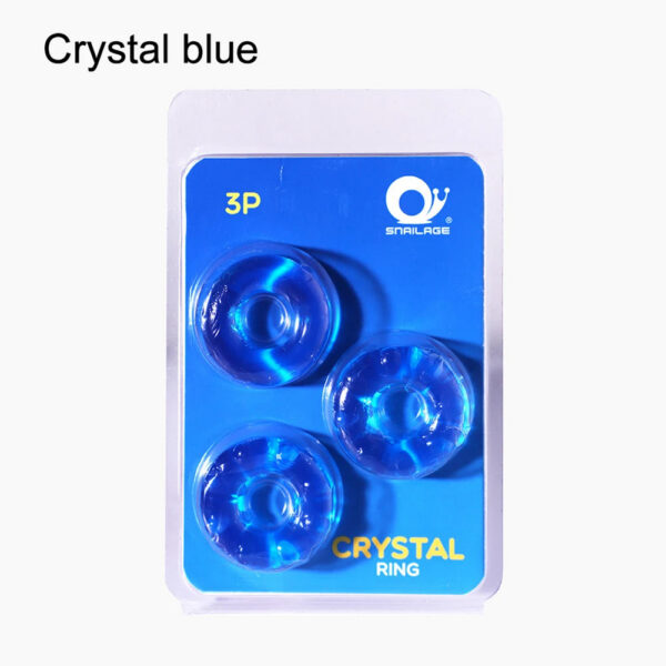 6b50d3303ec288f0 Crystal Silicone Penis Ring Semen Lock Ring Sex Toys for Adults Men Long Delay Ejaculation Penis Cock Ring Sexes Accessoires
