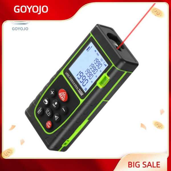 6b5e27330c7b19fa Laser Distance Meter 40M 60M 80M 100M No Battery Rangefinder Tape Range Finder Build Measure Device Ruler Test Tool