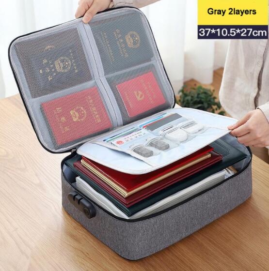 6b6b907111e822ad Document Storage Bag Tickets File Organizer Women Travel Files Card Folder Holder Tool Case Handbag