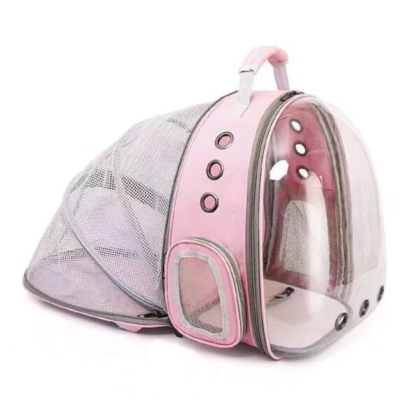 6b6d9aee3b7807b8 Expandable Cat Large Transparent Carrier Backpack Bubble Space Capsule High Quality Pet Travel Bag