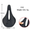 6b6e864baeb896fd ELITA ONE Carbon Saddle MTB/Road Bike saddle Super Light Leather Carbon Cushions 96g