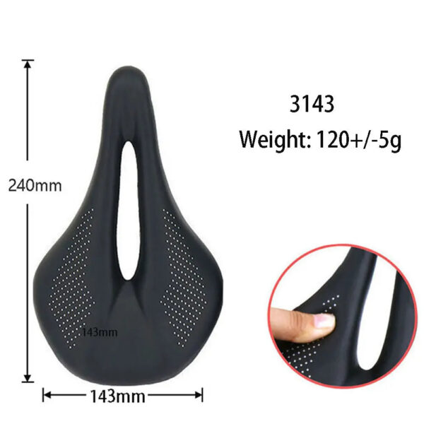 6b6e864baeb896fd ELITA ONE Carbon Saddle MTB/Road Bike saddle Super Light Leather Carbon Cushions 96g