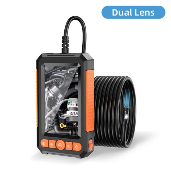 KERUI Industrial Endoscope 4.3 "Single Dual Lens HD 1080P Car Inspection Borescope IP67 Waterproof Sewer Camera With LED