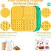 LUKITO Licking Mat for Dogs and Cats, Premium Lick Mats with Suction Cups for Dog Anxiety Relief, Cat Lick Pad for Boredom Reducer, Dog Treat Mat Perfect for Bathing Grooming