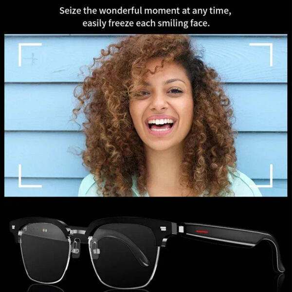 6b9ce9442aa86c3c Hiwego Camera Smart Music Sunglasses Earphones Wireless Bluetooth Headset HIFI Sound Headphone Driving Glasses Hands-free Call