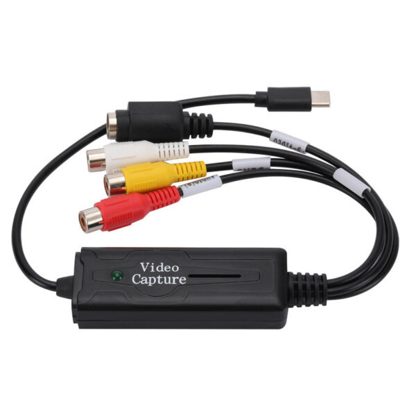 USB 3.1 Video Card DVD/VCD/MP4 Type-C Audio Capture Adapter Converter 1 Channel for PC Smartphone