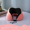 U Travel Memory Cotton Pillow Neck Motor Cars And Aeroplanes Nap Magnetic Fabric Ushaped