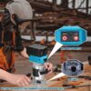 6bab0f6ff7abd824 Woodworking Electric Trimmer Brushless Trimming Machine Wood Router Milling Engraving Slotting Machine For Makita 18V Battery