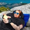 6bb18e2567df984c Sleeping Bag for Adults 220×85cm, 3-4 Season Warm & Cool Weather Sleeping Bag with Zippered Holes for Adults & Kids Camping,Traveling, Music Festival and Outdoors,1.9KG