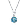 6bbf58f437283d77 GRA 1CT-3CT Moissanite Diamond Wedding Pendant Necklace for Women Sterling Sier Long Chain Quality Fine Jewelry