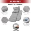 6bc124b5312a690c ACROPIX Inflatable SUV Truck Car Air Mattress Back Seat Camping Bed Thickened Car Sleeping Pad for Travel Car Bed SUV Mattress with Car Air Pump and Pillows Black