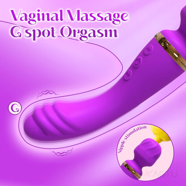 6bd40ba87230ede5 G-spot AV Wand Female Masturbation Massage Clitoral Stimulator Dildos Rechargeable Sex Toys Vibrator for Women