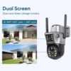 6be146ad4f7e1dff LS VISION 4K 8MP Dual Screen Solar Camera Outdoor Wireless 4G/WiFi PTZ Dual Lens Security Protection Auto Tracking CCTV Cameras