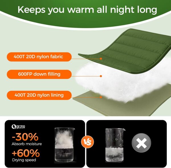 6be1e0a113d649cd XL Sleeping Bag, Suitable for 4 Seasons Oversized Ultralight Backpacking Sleeping Bag for Adults, Great for Camping and Hiking