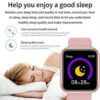 Multifunctional Smart Watch Men Women Bluetooth Connected Phone Music Fiess Sports Bracelet Sleep Monitor Y68 Smartwatch D20