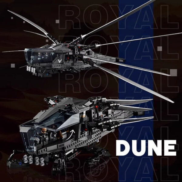 1369PCS Icons Technical Dune Atreides Royal Ornithopter Model Building Blocks Fit 10327 Set Creative Bricks Toys For Kids Gifts