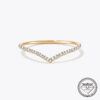 6beb5bd1a2970992 Women's Cubic Zirconia Engagement-Style Ring – Shiny CZ Statement Ring for Everyday Wear