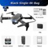 6befd9655c7f1195 New E99Pro Drone 4K Professinal With Wide Angle Dual HD Camera Foldable RC Helicopter 5G WIFI FPV Height Hold Apron Sell