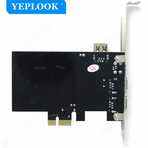 PCIe x1 DV Camera Audio HD Video Capture IEEE Firewire 1394 3x 6Pin+1x Adapter Card with 6Pin to 4Pin Cable 800Mbps