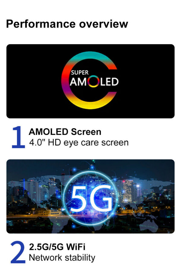 6bfbf682aad9fdf0 Yophoon 2023 NEW WiFi MP4 Android 8.1 Bluetooth MP3 Player Music Walkman Spotify Player//Tidal/Deezer