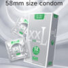 Extra Large 58mm size Ultra Thin Condoms Adults Toys For Men 10pcs XXL G-Spot Penis Sleeve Super Smooth Condones Sex Products
