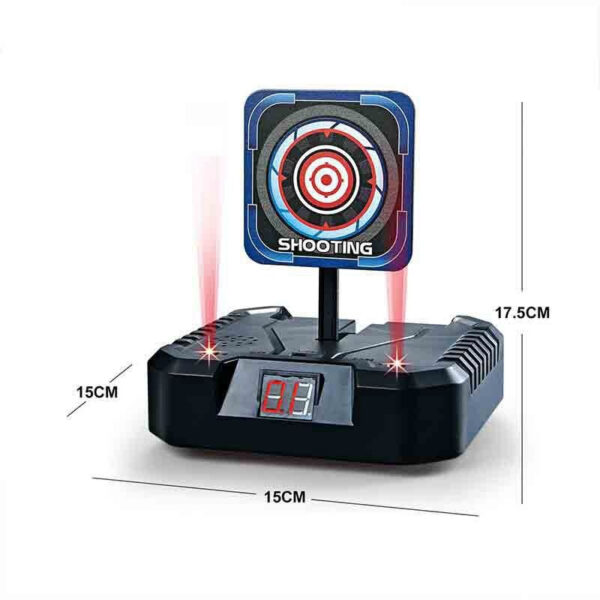 6c10864d63f5ae0b Targets for Nerf Guns Auto Reset Electric Target Accessories Kids Sound Light Shooting Game Toys High Precision Scoring