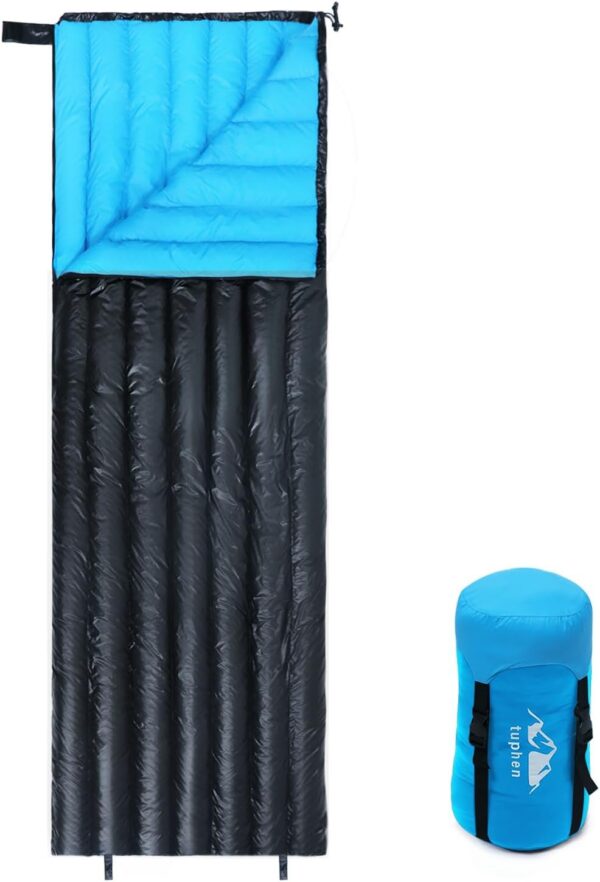 6c23993cd9a87665 Tuphen Double Sleeping Bag, Sleeping Bag with 2 Pillows, Queen Size XL Bag for 2 People, Cold Warm Weather- 3 Seasons, Waterproof Adults for Camping, Backpacking or Hiking