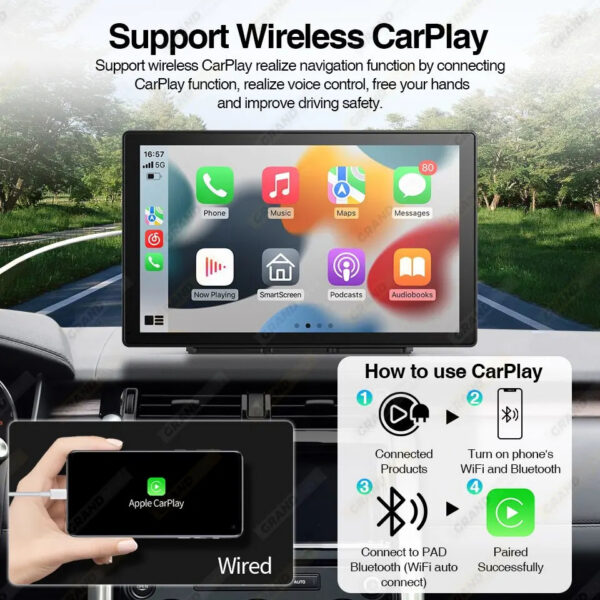 6c252eaf98056dfa Universal 9 Inch Car Radio Multimedia Video Player Wireless CarPlay Android Auto For VW Nissan Toyota Car Audio Touch Screen