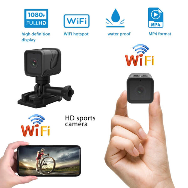 6c2546f0ac7c8d04 1080P HD Outdoor Waterproof Sports Portable Car Mini DV Camera Motorcycle and Bike Driving Recorder