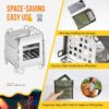 6c3ae892f607e682 SWAWIS Campingkocher Holz Faltbar Tragbar, Hobo Kocher aus Edelstahl, Buschbox Mini mit Aufbewahrungstasche, Klein Holzvergaser für Picknick BBQ Kochen Camping Outdoor(8.7x10.7x7.8cm)