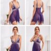 6c69fa98ff6196f1 Avidlove Women Lace Lingerie Front Closure Babydoll V Neck Nightwear Sexy Chemise Nightie