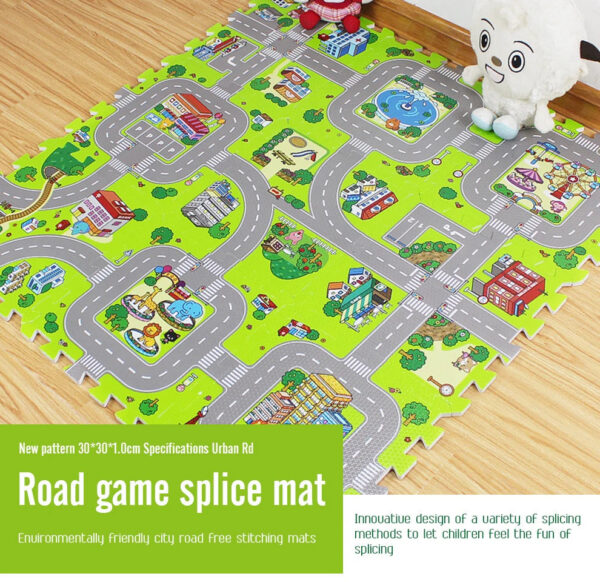 Baby Play Mat 9pcs/lot Carpet Playmat Children Rug Toys Road Traffic Soft or Home Decor EVA Kids Foam Puzzles